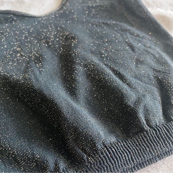 FREE PEOPLE Crop Top Seamless Sparkle Brami - Picture 5 of 6